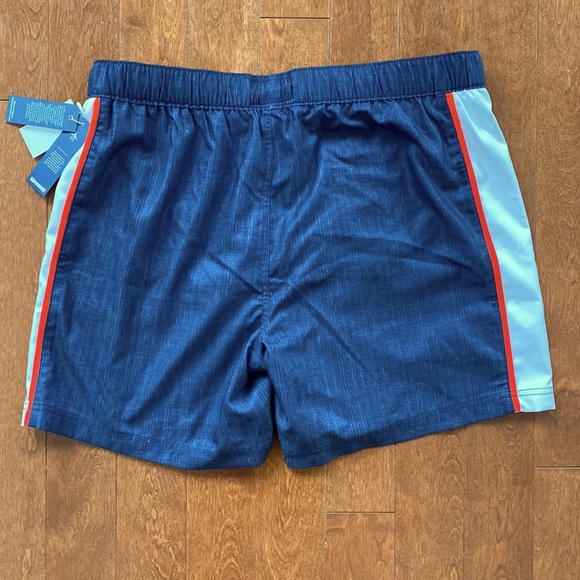 Penguin men’s swim suit size XL. Blue with white stripe “original” with liner. - Picture 5 of 6